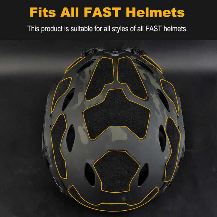 Conjunto de velcro para capacete tático de corte alto